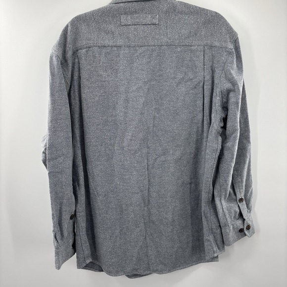 Duluth Trading Shirt Mens L Gray Relaxed Fit Long Sleeve Button Down Outdoor - Picture 9 of 9